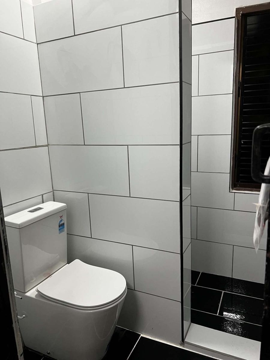 Toilet and shower — after