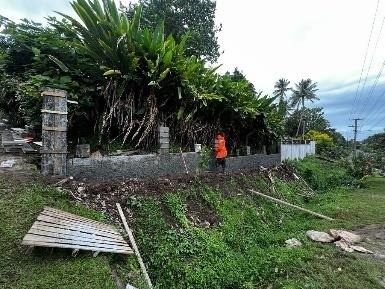 Boundary wall fence and motorised gate
