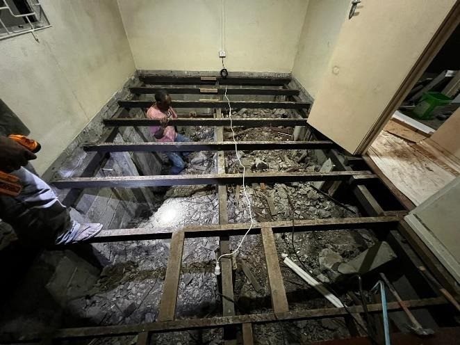 Interior renovation