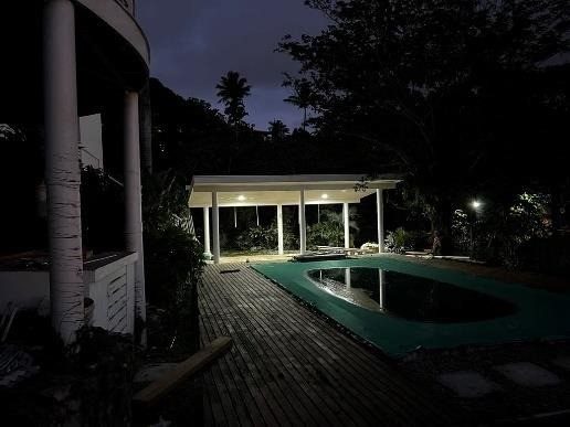 Poolside cabana