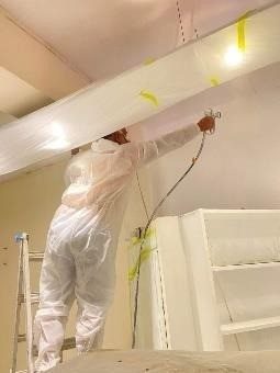 Salon interior preparation