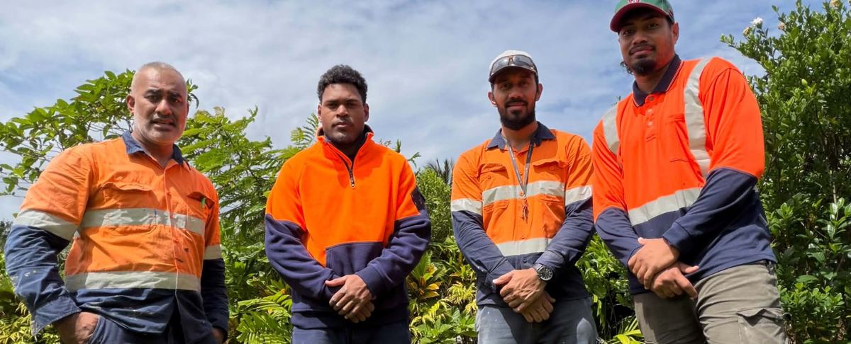 The Clean Construction team on site