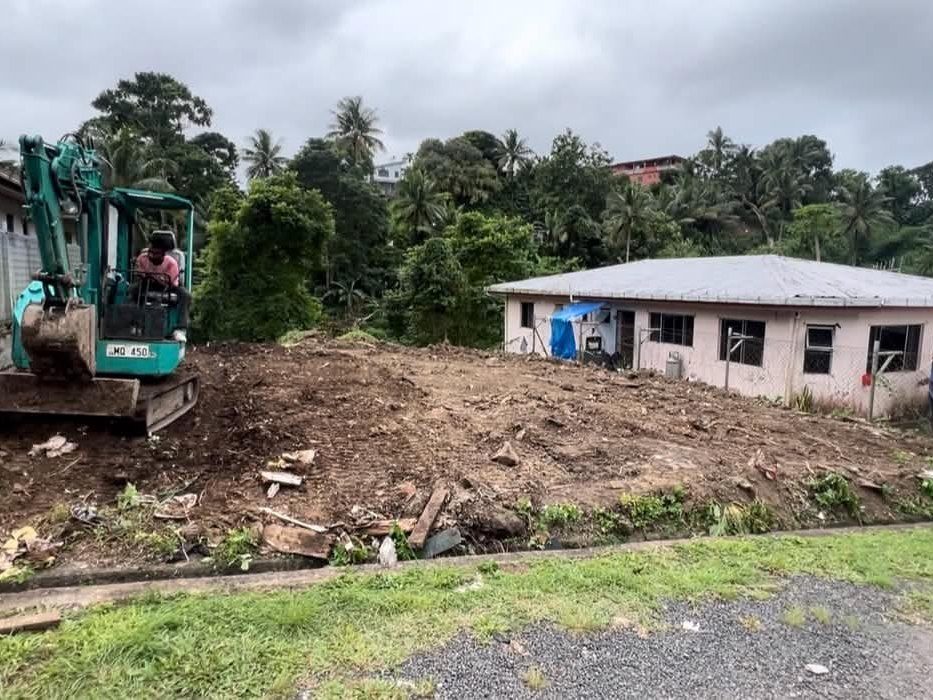 Site cleared and levelled, July 2024